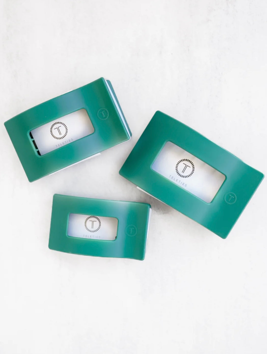 Teleties Fir Real Flat Claw Clip