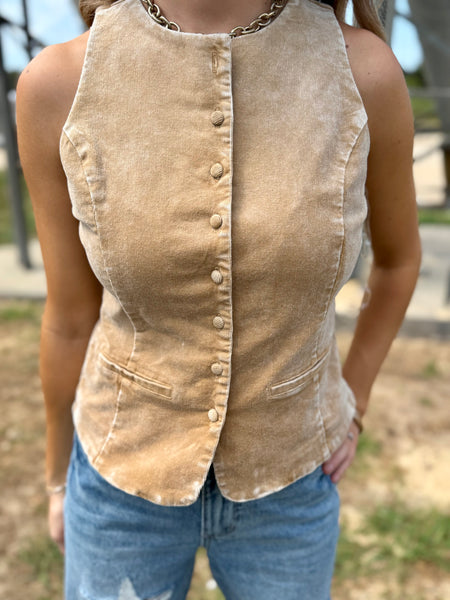 Always Ready Corduroy Vest