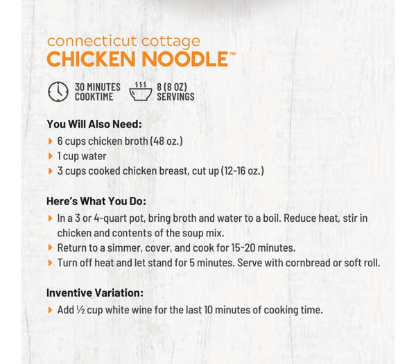 Chicken Noodle Soup Mix