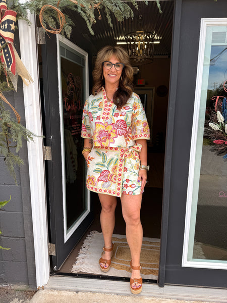 The Paradise Matching Skort Set