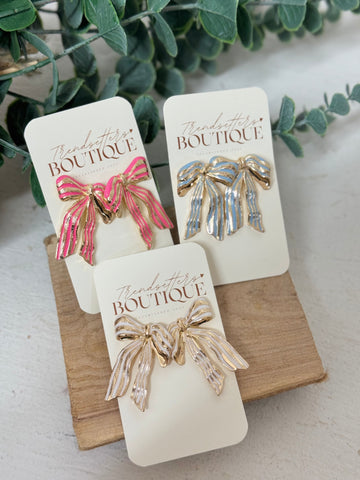 Bow She Didn’t Earrings