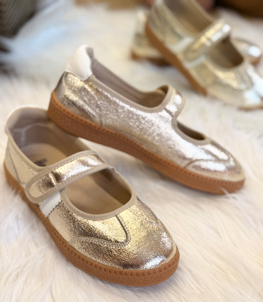 Corkys Calm Down Gold Sneakers