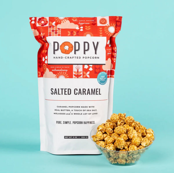 Poppy Salted Carmel Popcorn