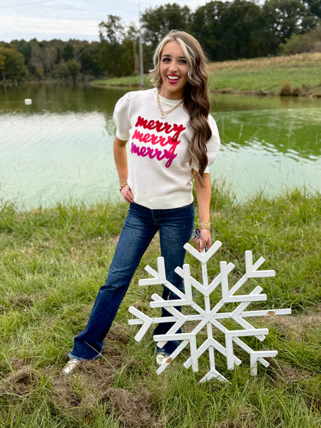 Merry Sweater Top
