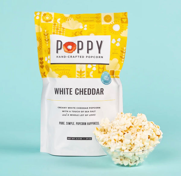 Poppy White Cheddar Popcorn