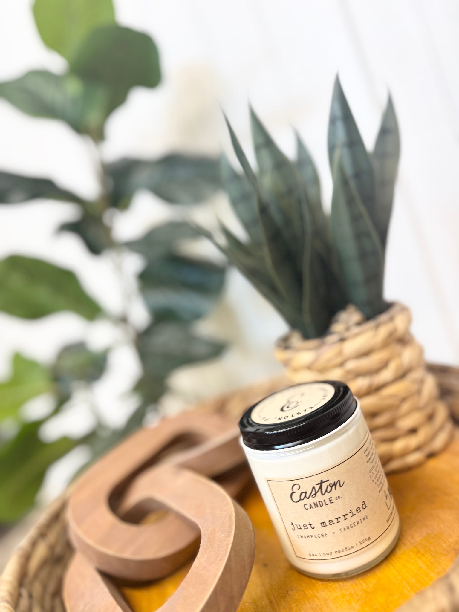 Just Married/Easton Candle Co.