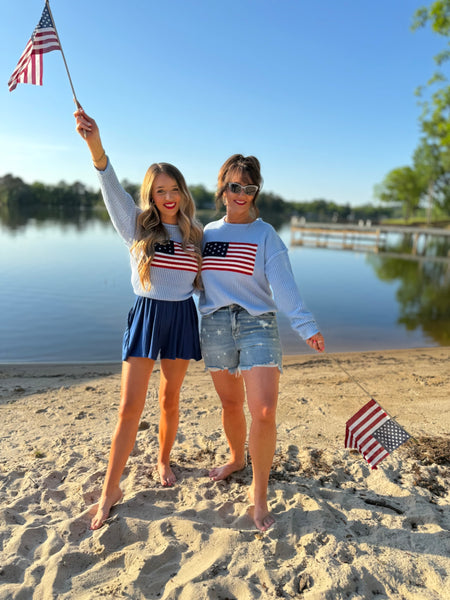 Land Of The Free Knit Sweater