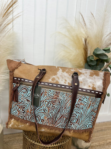 Weekender Cowhide Myra Bag