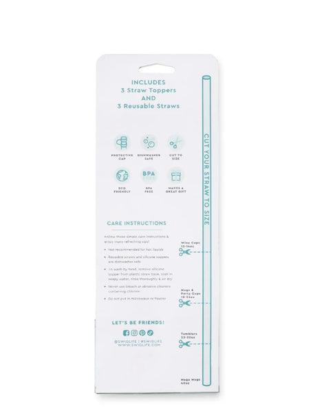 Swig We’ve Got Spirit Straw Topper Set