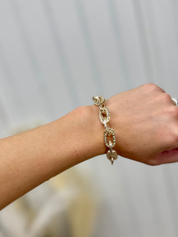 Magnetic Gold Chain Bracelet