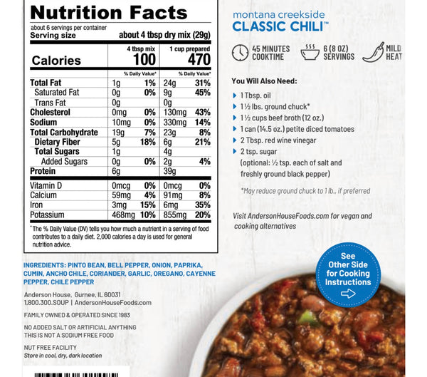 Classic Chili Soup Mix