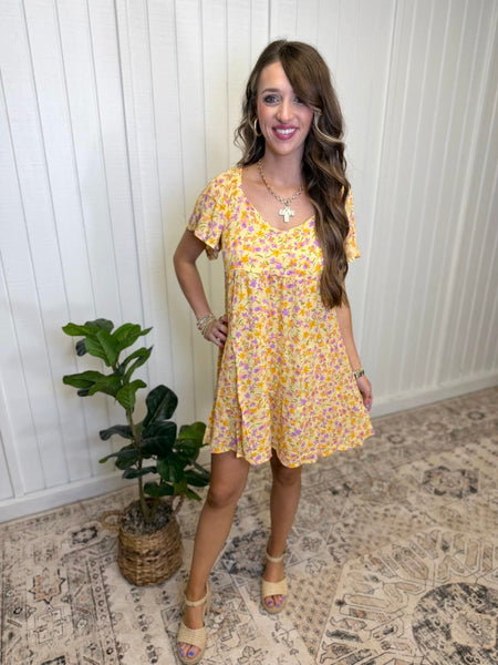 Honey Suckle Babydoll Dress