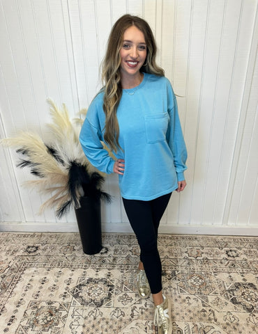 Monday Blues Top