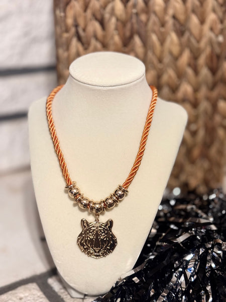 Rope Tiger Necklace