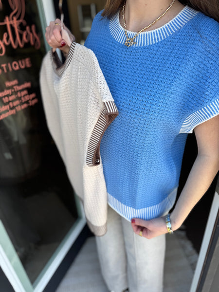 Trendy Lady Knit Sweater Top