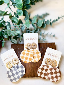 Check Her Out Earrings