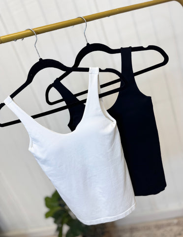 Spandex Tank With Built In Bra