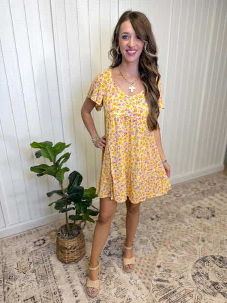 Honey Suckle Babydoll Dress