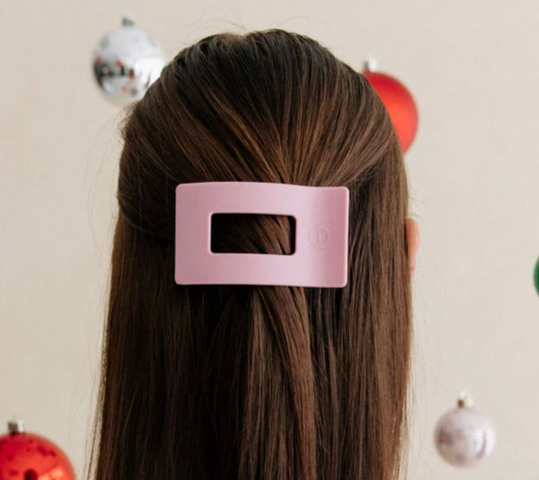 Teleties Merry Pinkmas Flat Claw Clip