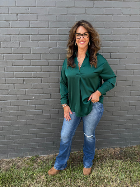 High Rise Straight Jeans