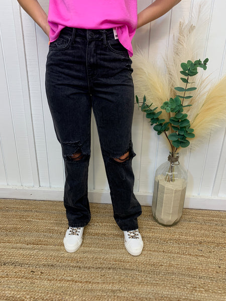 Judy Blue Black 90’s Straight Leg Jeans