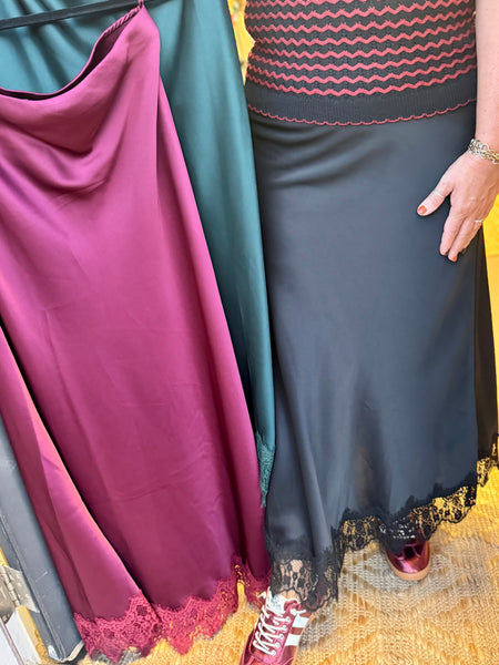 Must Be The One Silk Skirt