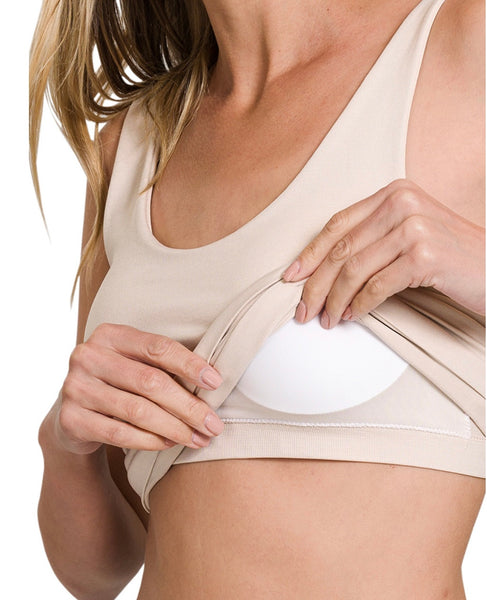 Spandex Tank With Built In Bra