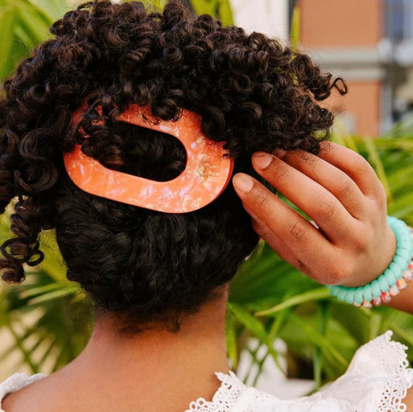 Teleties Dreamsicle Flat Round Clip