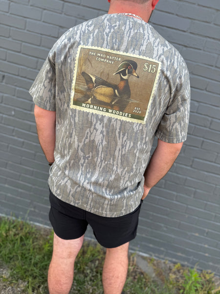 Mad Hatter Duck Stamp Camo Tee