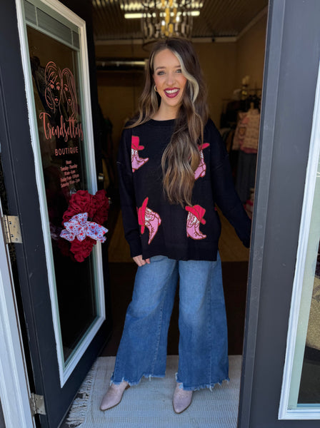 Howdy Cowgirl Sweater