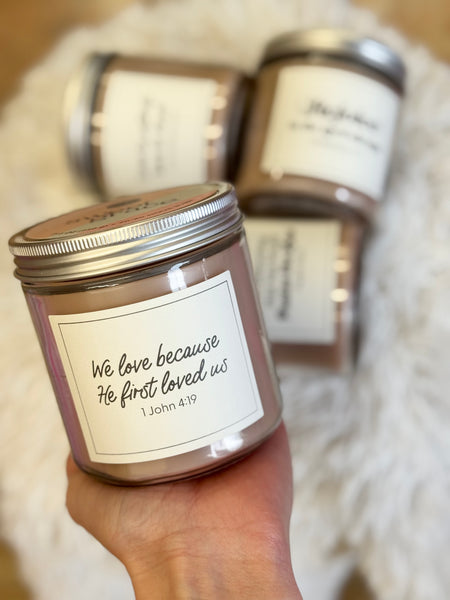 Sweet Grace Bible Verse Candle