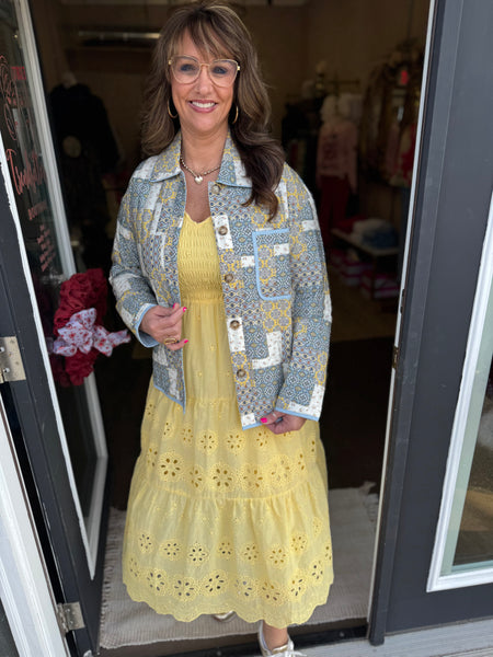 Mix It Up Patchwork Quilted Jacket