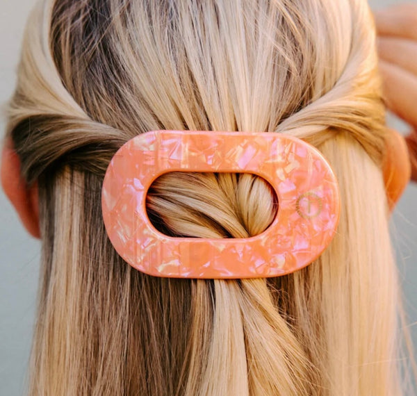 Teleties Dreamsicle Flat Round Clip