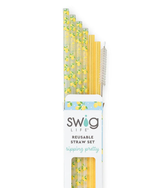 Swig Lemon Meringue Reusable Straws