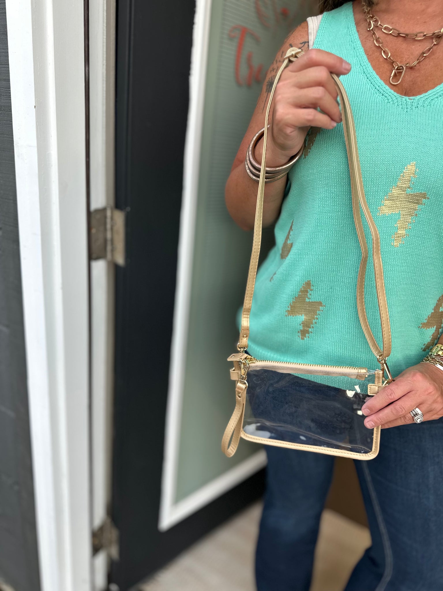 Making It Clear Crossbody/Wristlet