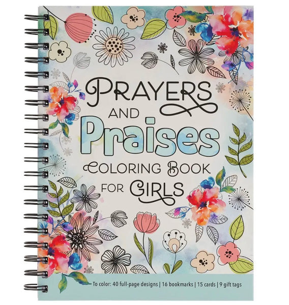 Prayers & Praises Coloring Book For Girls