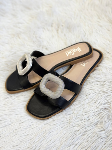 Corkys Ring Around The Rosie Black Sandals