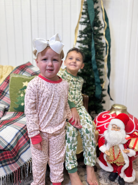 Candy Cane Pajama Set