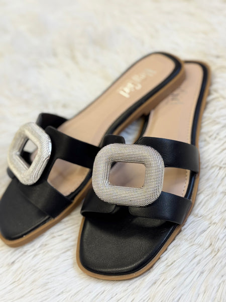 Corkys Ring Around The Rosie Black Sandals