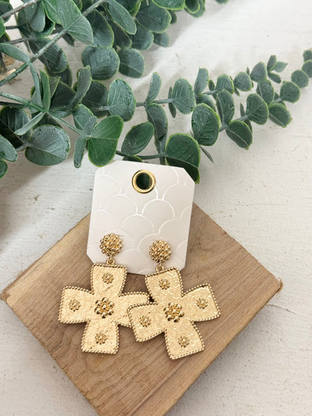 On The Cross Earrings