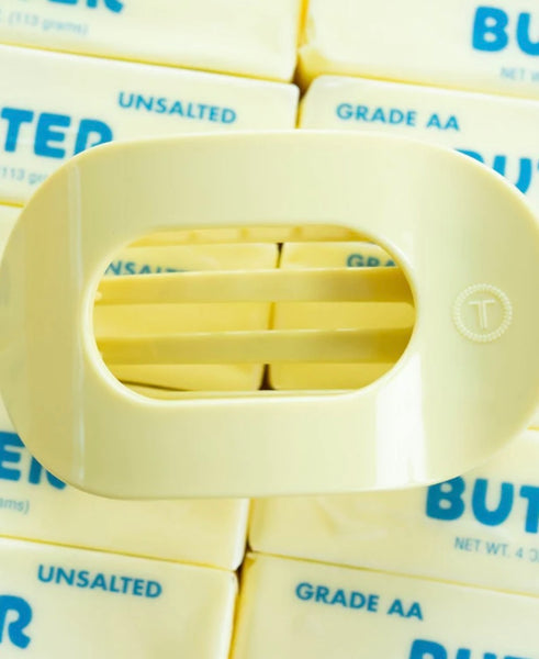 Butter Yellow Flat Round Teleties Hair Clip