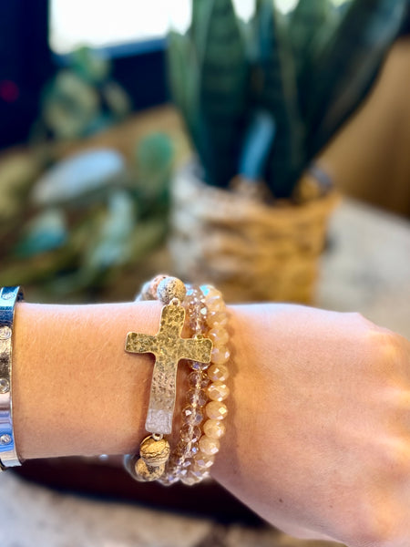 Your Cross Beaded Bracelet Set