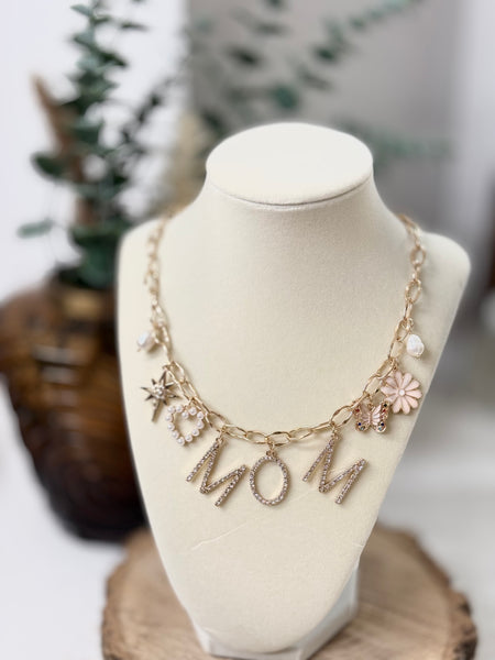 MOM Charm Necklace