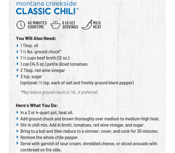 Classic Chili Soup Mix