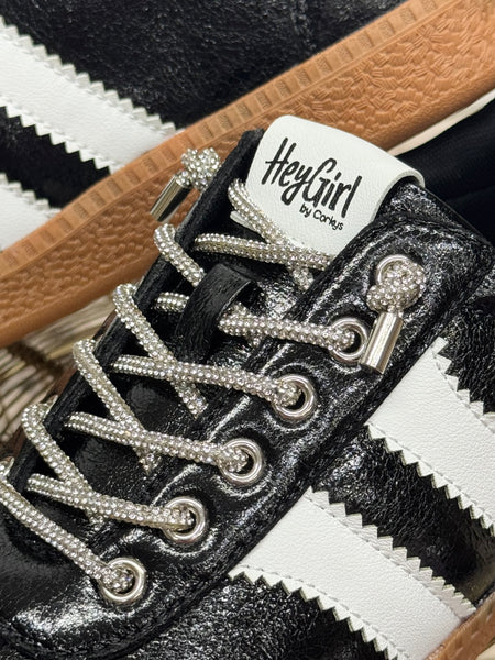 Corkys Heads Up Black Metallic