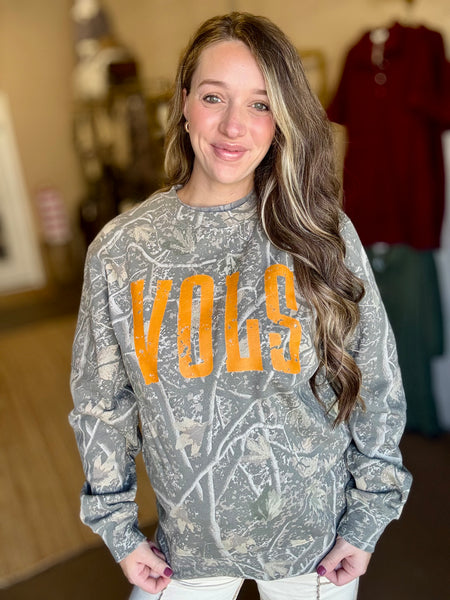 VOLS Camo Crewneck