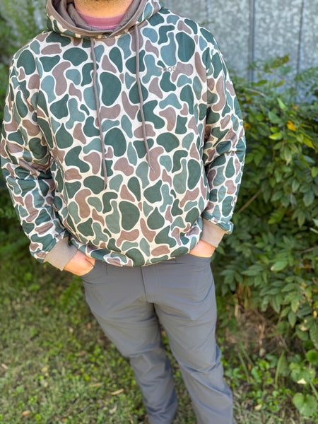 Roost Quilted Camo Hoodie