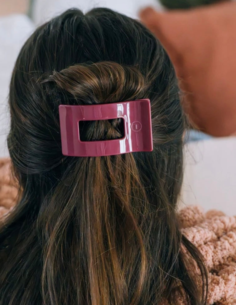 Teleties Wild Side Flat Rectangle Hair Clip