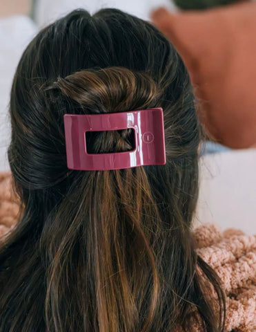 Teleties Wild Side Flat Rectangle Hair Clip