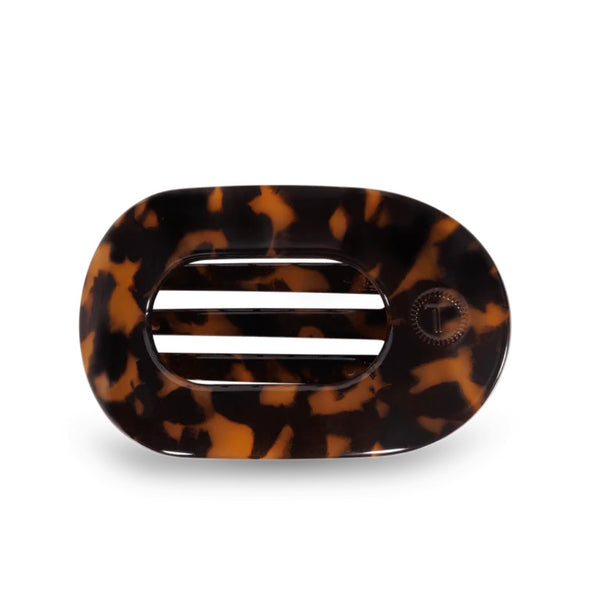 Teleties Tortoise Flat Round Clip